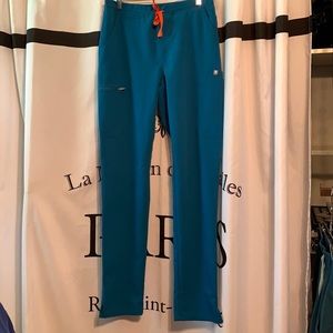 FIGS Alps Blue Yola Skinny Scrub Pants S/T